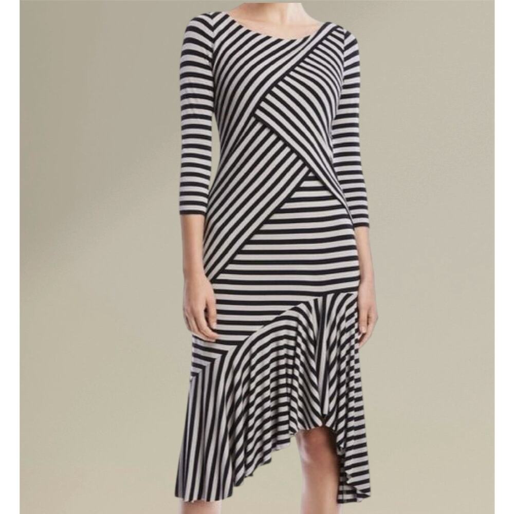 BAILEY 44 Anthropologie New Striped Fairy Dress XL Casual Party Asymmetric